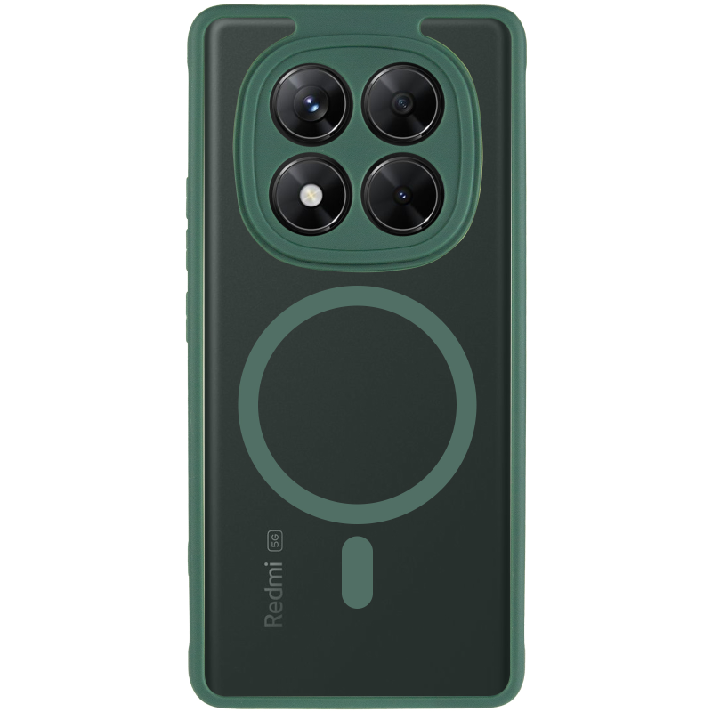 Чехол TPU Bloom with Magnetic Fit для Xiaomi Redmi Note 15 Pro 4G, Green 1, TPU, купить оптом с доставкой