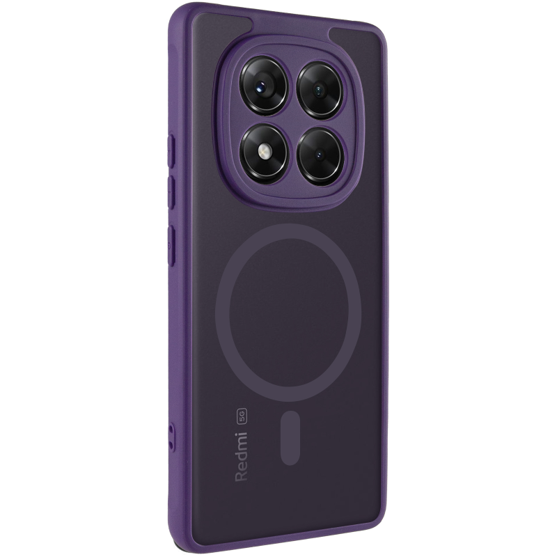Чехол TPU Bloom with Magnetic Fit для Xiaomi Redmi Note 15 Pro 4G, Purple, TPU, купить оптом с доставкой