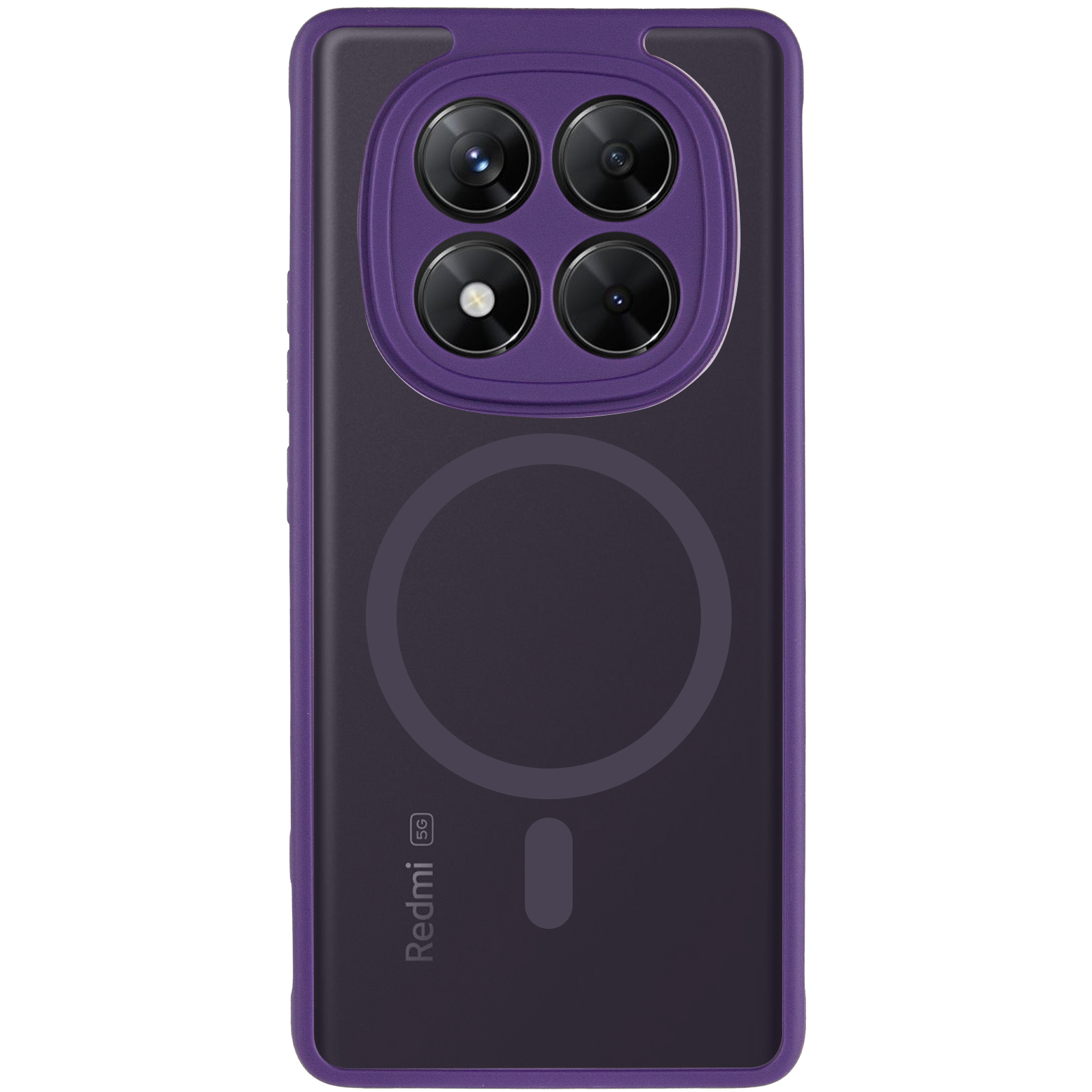 Чехол TPU Bloom with Magnetic Fit для Xiaomi Redmi Note 15 Pro 4G, Purple 1, TPU, купить оптом с доставкой