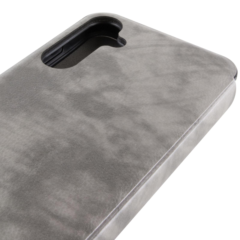 Кожаный чехол-книжка Belora для Samsung Galaxy S23 FE, Gray 5, Искусственная кожа, купить оптом с доставкой