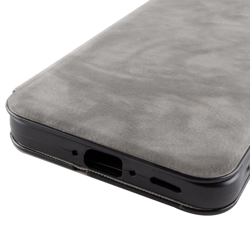 Кожаный чехол-книжка Belora для Samsung Galaxy S23 FE, Gray 6, Искусственная кожа, купить оптом с доставкой