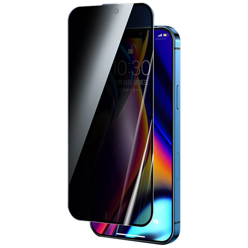 Захисне скло Remax 3D Privacy (GL-27) для Apple iPhone 16 Pro Max (6.9"), Чорний 4, Загартоване скло, купити оптом з доставкою