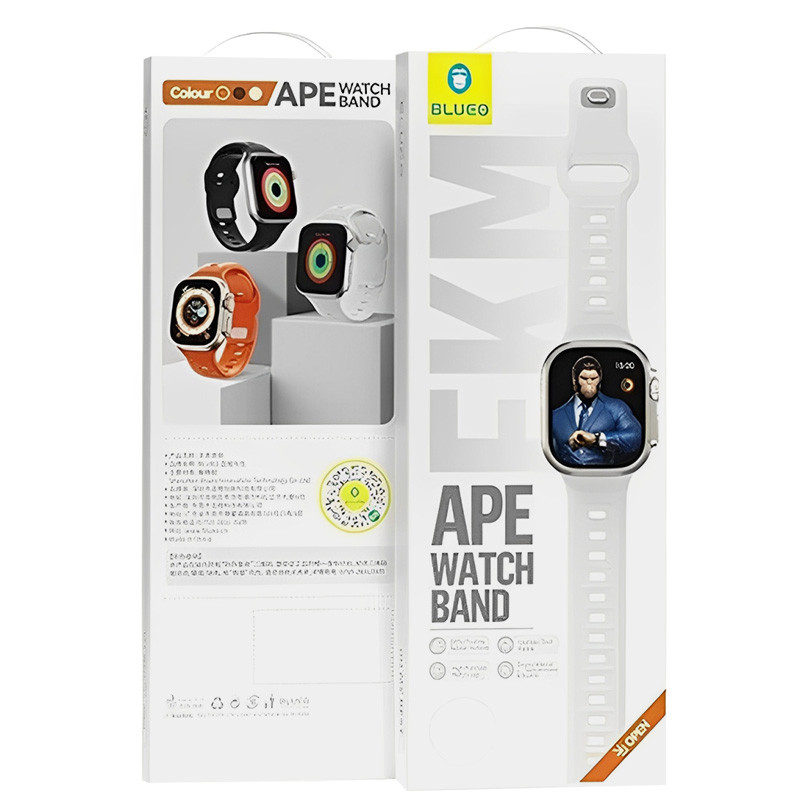 Ремешок BlueO Fluoro Rubber Sport для Apple Watch 42(ser.1-3)/44/45/46/49mm на картинке №6