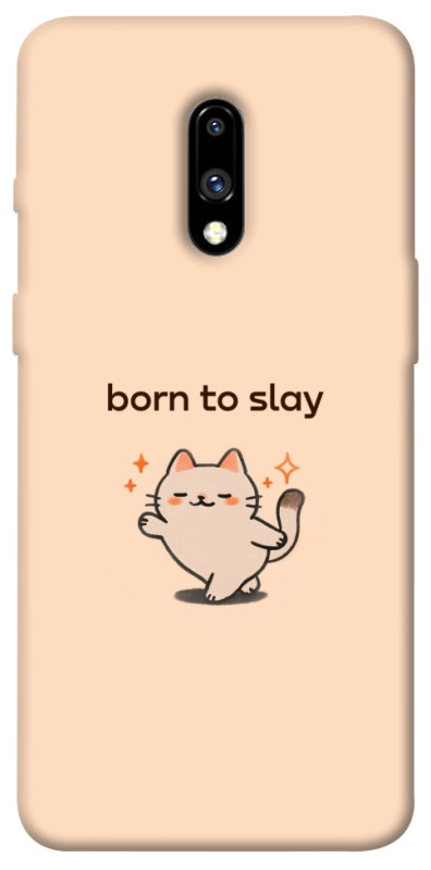Чехол itsPrint Born to slay для OnePlus 7, надписи, купить оптом с доставкой
