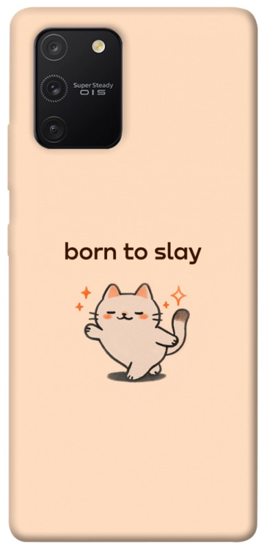 Чехол itsPrint Born to slay для Samsung Galaxy S10 Lite, надписи, купить оптом с доставкой