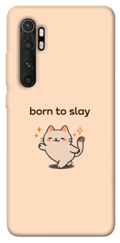 Чехол itsPrint Born to slay для Xiaomi Mi Note 10 Lite, надписи, купить оптом с доставкой