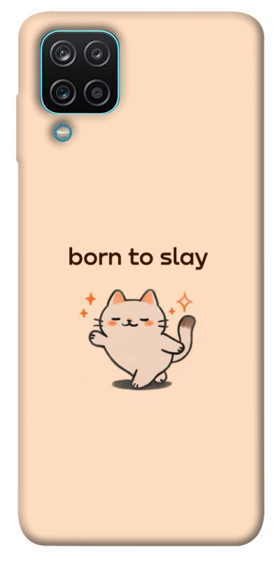 Чехол itsPrint Born to slay для Samsung Galaxy A12, надписи, купить оптом с доставкой