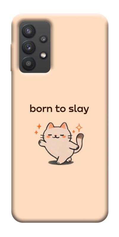 Чехол itsPrint Born to slay для Samsung Galaxy A32 (A326B) 5G, надписи, купить оптом с доставкой