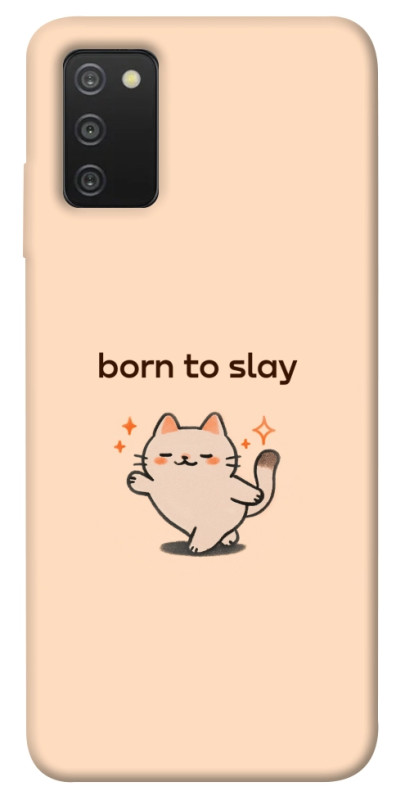 Чехол itsPrint Born to slay для Samsung Galaxy A03s, надписи, купить оптом с доставкой