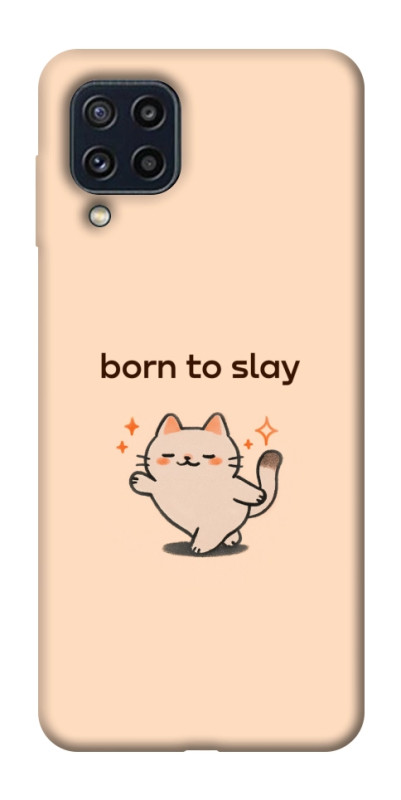 Чехол itsPrint Born to slay для Samsung Galaxy M32, надписи, купить оптом с доставкой
