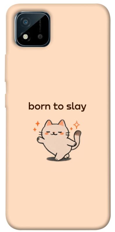 Чехол itsPrint Born to slay для Realme C11 (2021), надписи, купить оптом с доставкой