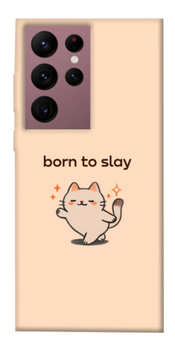 Чехол itsPrint Born to slay для Samsung Galaxy S22 Ultra