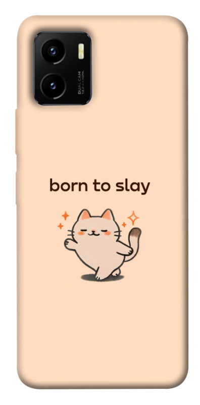 Чехол itsPrint Born to slay для Vivo Y15s, надписи, купить оптом с доставкой