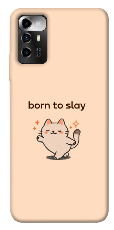 Чехол itsPrint Born to slay для ZTE Blade V40 Vita, надписи, купить оптом с доставкой