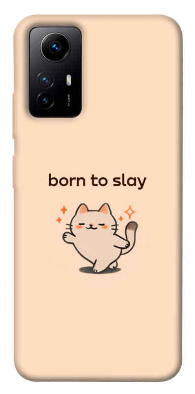 Чехол itsPrint Born to slay для Xiaomi Redmi Note 12S, надписи, купить оптом с доставкой