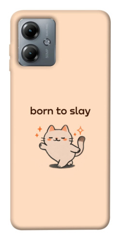 Чехол itsPrint Born to slay для Motorola Moto G14