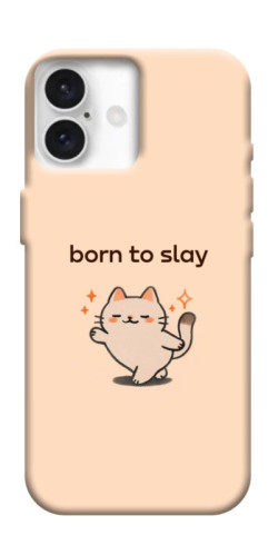 Чехол itsPrint Born to slay для Apple iPhone 16 Plus (6.7")