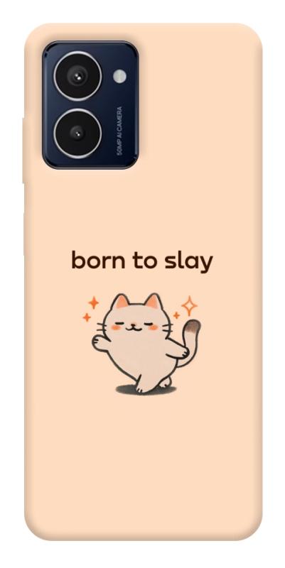 Чехол itsPrint Born to slay для HMD Pulse Pro, надписи, купить оптом с доставкой