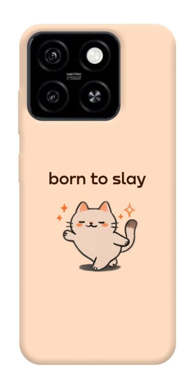 Чехол itsPrint Born to slay для ZTE Blade A55 4G, надписи, купить оптом с доставкой