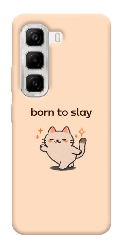 Чехол itsPrint Born to slay для Infinix Hot 50 4G, надписи, купить оптом с доставкой
