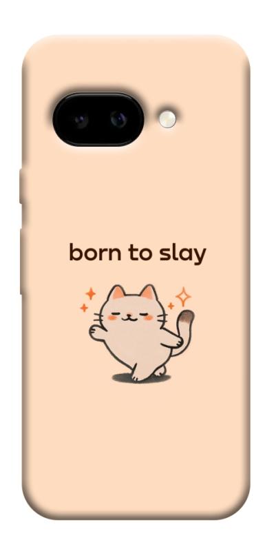 Чехол itsPrint Born to slay для Google Pixel 9a, надписи, купить оптом с доставкой