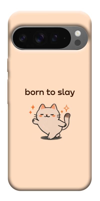 Чехол itsPrint Born to slay для Google Pixel 10 Pro XL, надписи, купить оптом с доставкой