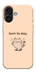 Чехол itsPrint Born to slay для Apple iPhone 17 (6.3")