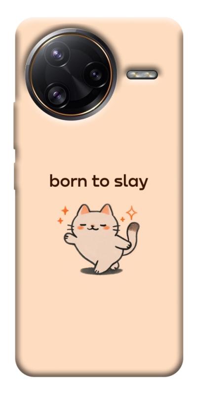 Чехол itsPrint Born to slay для Xiaomi Poco F7, надписи, купить оптом с доставкой