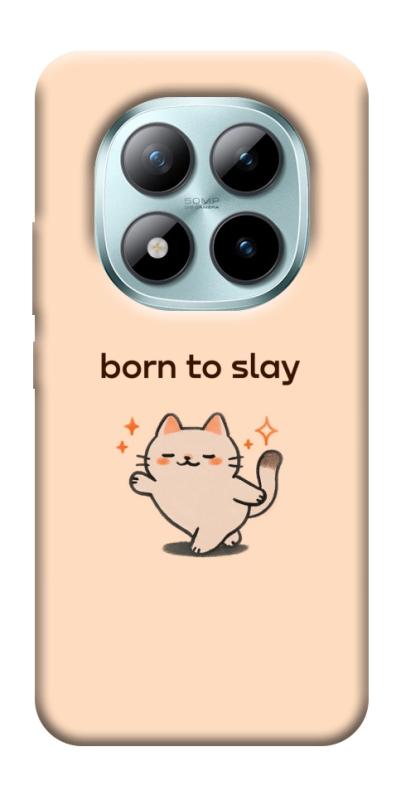 Чехол itsPrint Born to slay для Xiaomi Redmi Note 15 Pro+ 5G, надписи, купить оптом с доставкой