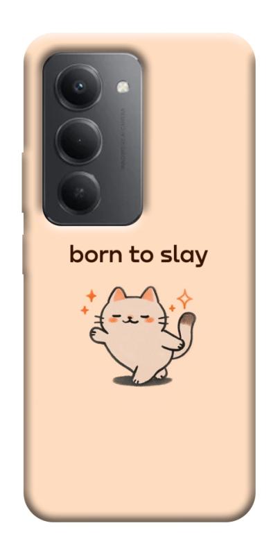 Чехол itsPrint Born to slay для Xiaomi Redmi 15 (Global), надписи, купить оптом с доставкой