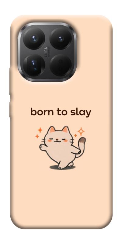 Чехол itsPrint Born to slay для Xiaomi 15T Pro, надписи, купить оптом с доставкой
