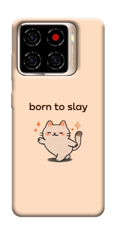 Чехол itsPrint Born to slay для ZTE Blade A56, надписи, купить оптом с доставкой