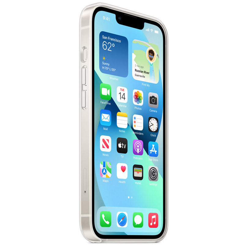 Чехол Clear Case (AAA) with MagSafe and Animation для Apple iPhone 15 (6.1) на картинке №2