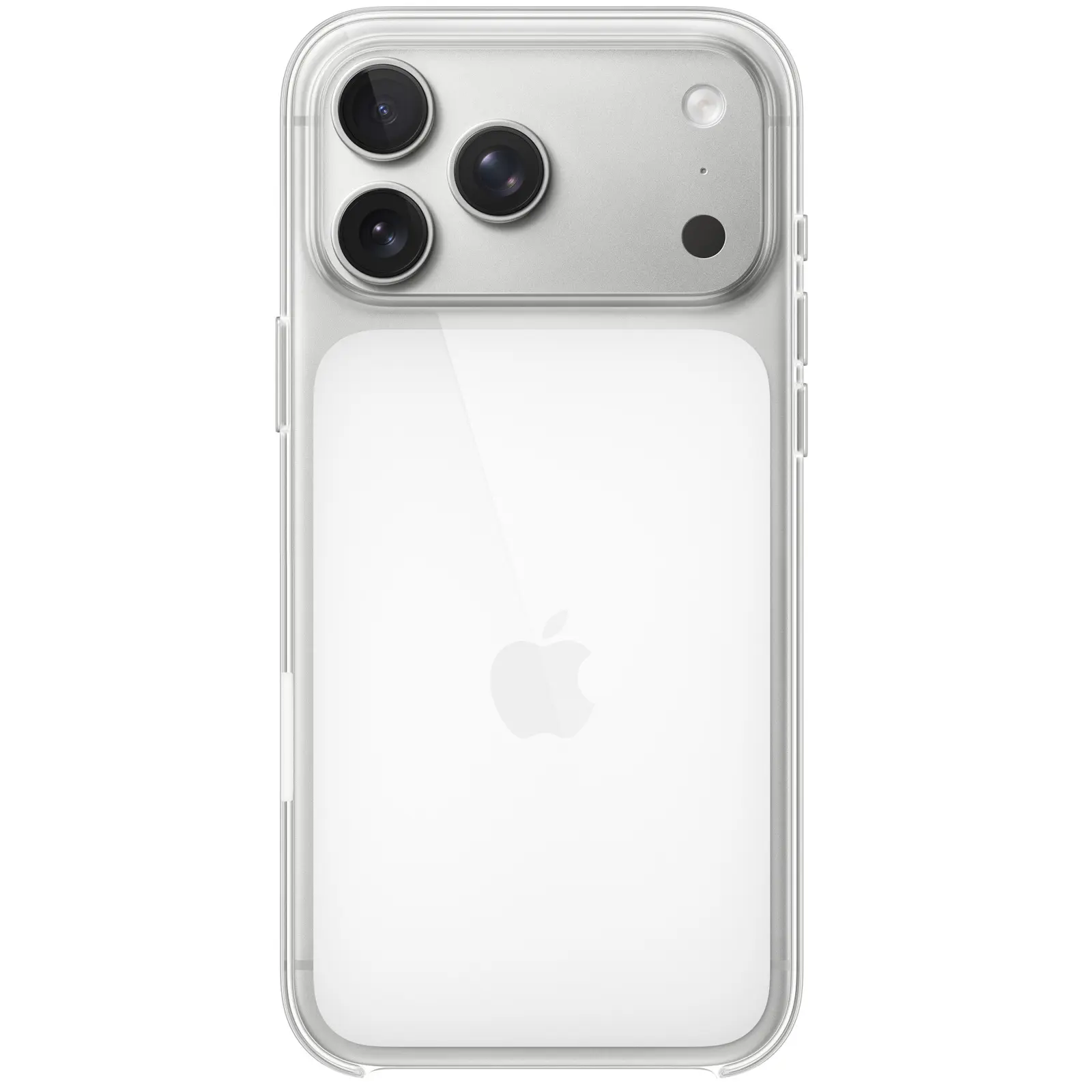 Чехол Clear Case (AAA) with MagSafe and Animation для Apple iPhone 17 Pro (6.3"), White, Пластик, купить оптом с доставкой