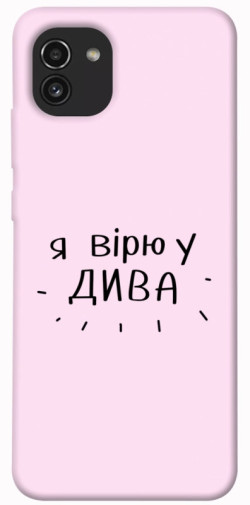 Чехол itsPrint Вірю у дива для Samsung Galaxy A03