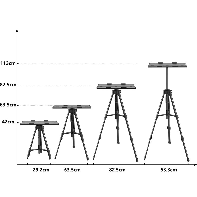 Штатив-підставка для проектора з платформою (29.2 - 113см) на малюнкі №5