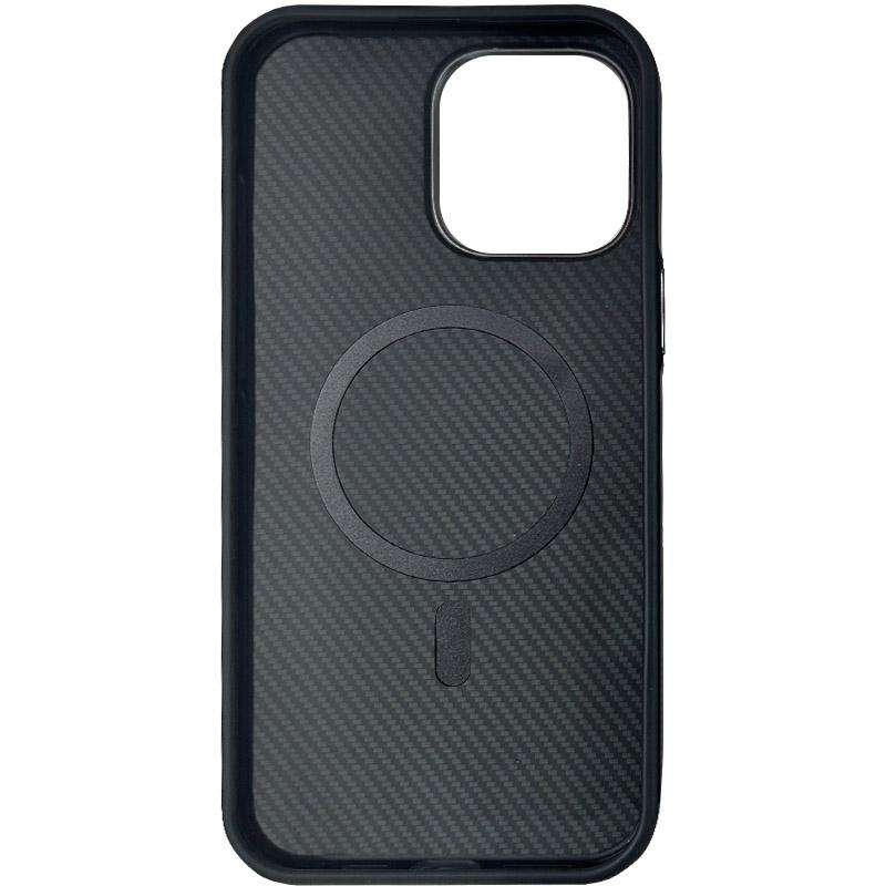 Чехол Monzo Carbon with MagSafe для Apple iPhone 14 Pro (6.1) | Metal Buttons на картинке №2