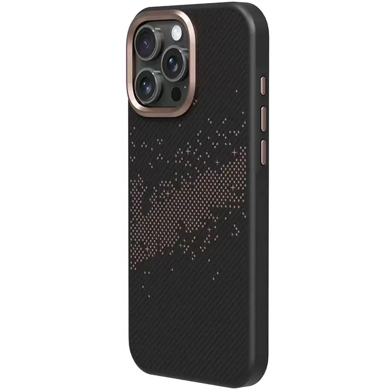 TPU чехол Monzo Magnetic Fit для Apple iPhone 16 Pro Max (6.9"), Titanium gold 2, TPU, купить оптом с доставкой