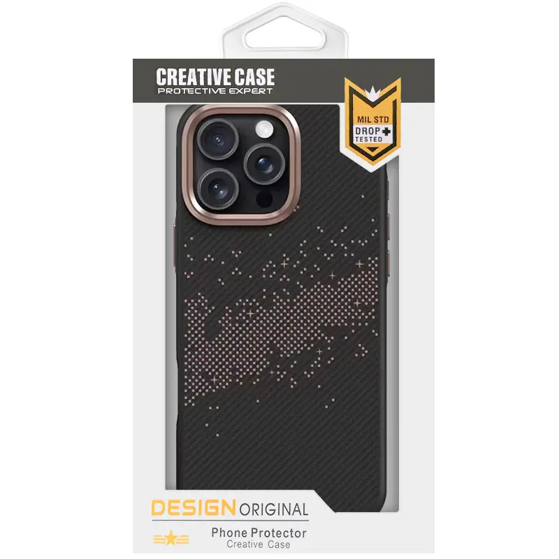 TPU чехол Monzo Magnetic Fit для Apple iPhone 16 Pro Max (6.9"), Titanium gold 4, TPU, купить оптом с доставкой