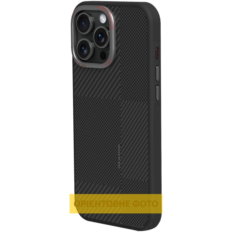 Чохол Monzo Carbon with MagSafe для Apple iPhone 17 (6.3) | Metal Buttons Фотографія №1 Чохол Monzo Carbon with MagSafe для Apple iPhone 17 (6.3) | Metal Buttons на малюнкі №1