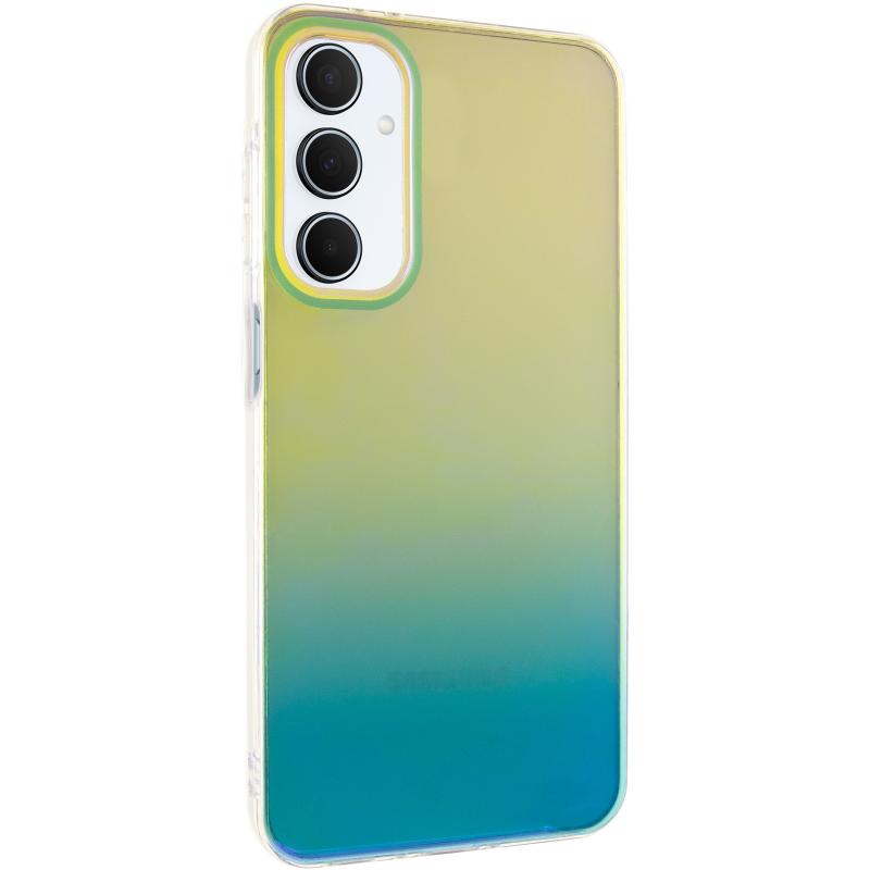 Прозорий чохол Glassbend для Samsung Galaxy A15 4G/5G | TPU+PC Rainbow на малюнкі №1