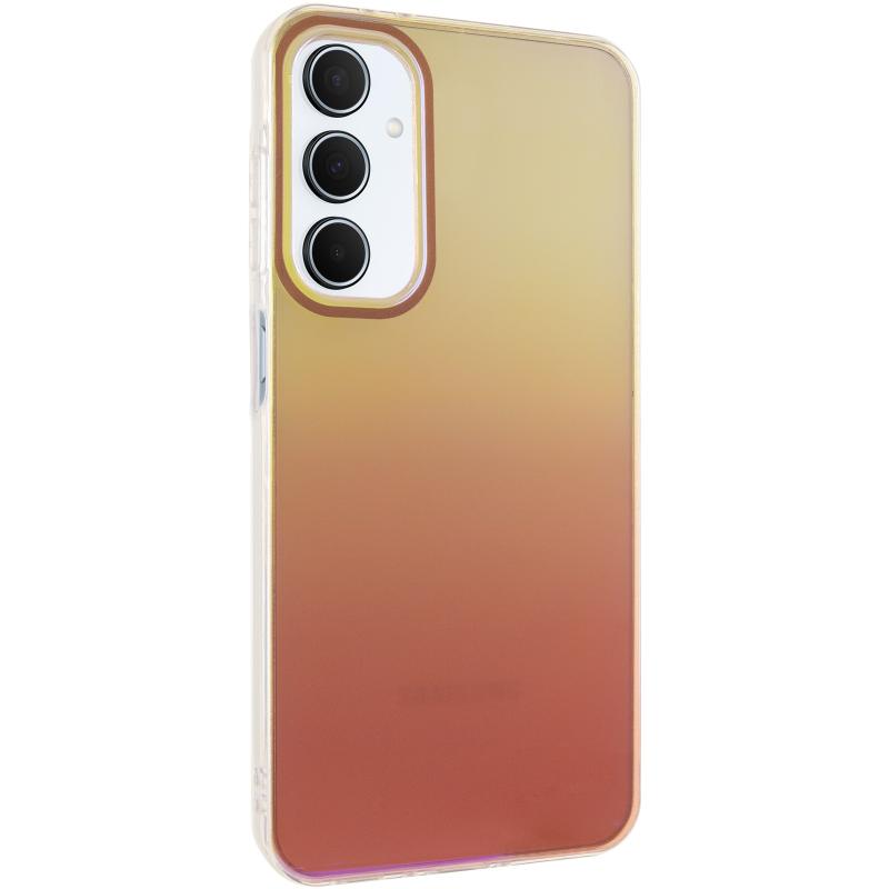 Прозорий чохол Glassbend для Samsung Galaxy A25 5G | TPU+PC Rainbow на малюнкі №1