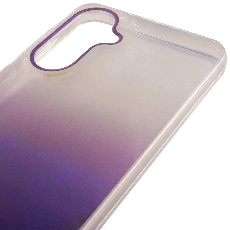 Прозорий чохол Glassbend для Samsung Galaxy A55 | TPU+PC Rainbow Фотографія №3 Прозорий чохол Glassbend для Samsung Galaxy A55 | TPU+PC Rainbow на малюнкі №3