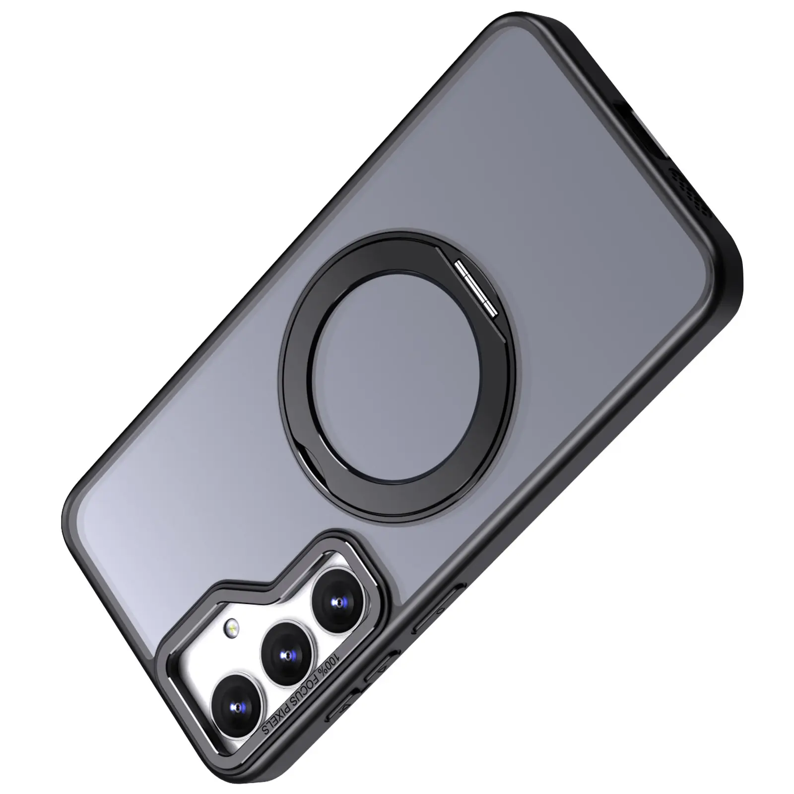 Чехол TPU+PC Aura Fold для Samsung Galaxy S24 FE, Black 3, TPU+PC, купить оптом с доставкой