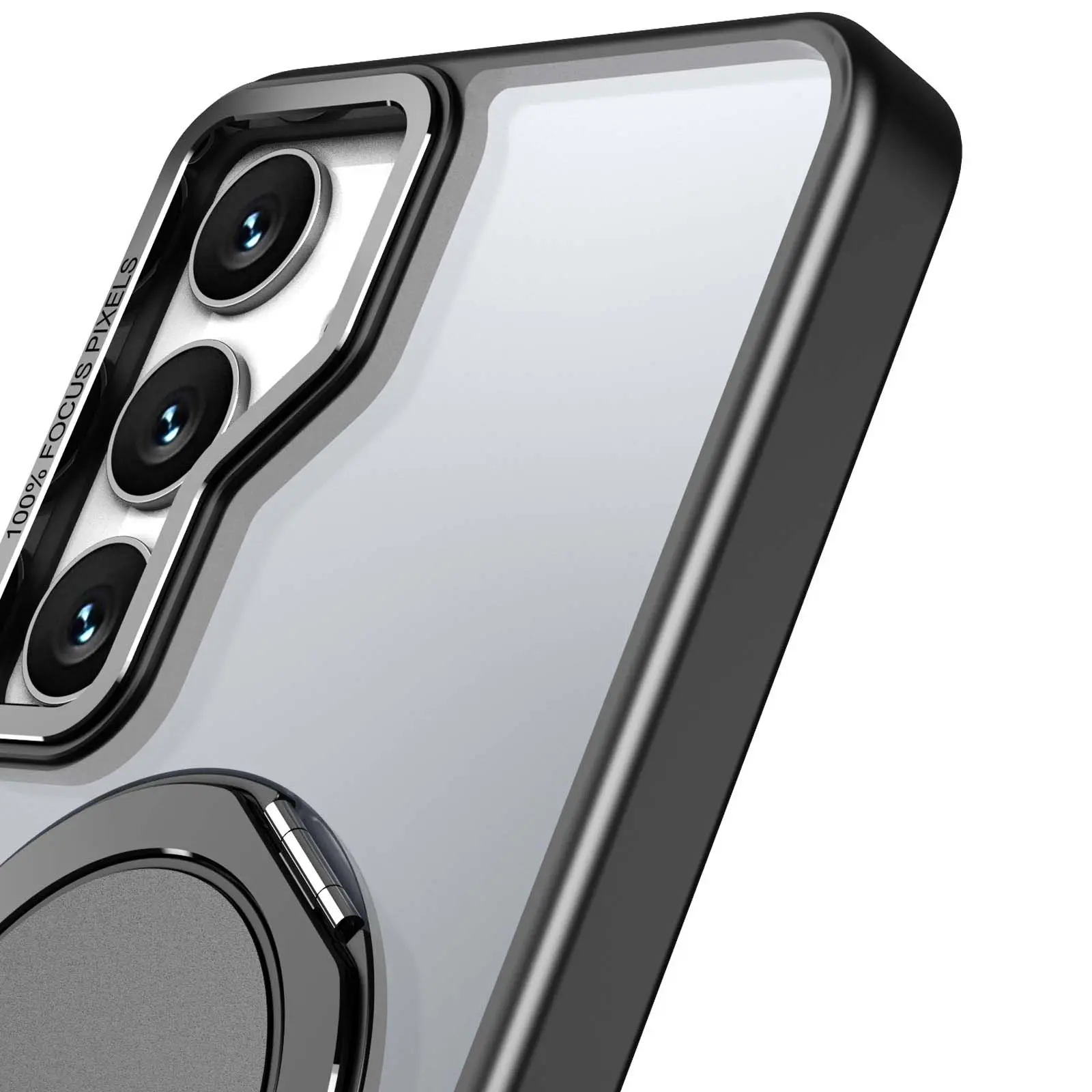 Чехол TPU+PC Aura Fold для Samsung Galaxy S24 FE, Black 4, TPU+PC, купить оптом с доставкой