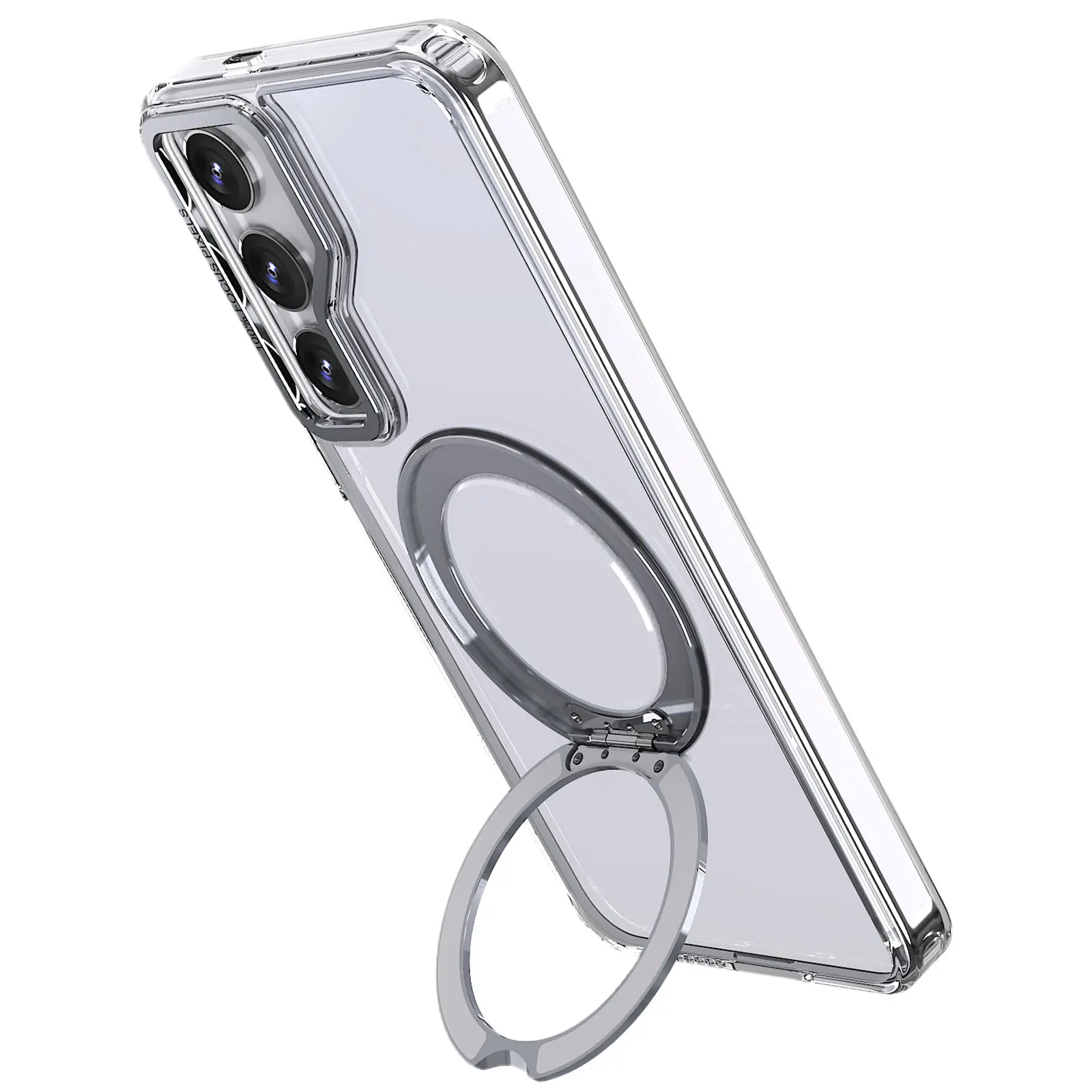 Чехол TPU+PC Aura Fold для Samsung Galaxy S24 FE, Transparent 1, TPU+PC, купить оптом с доставкой