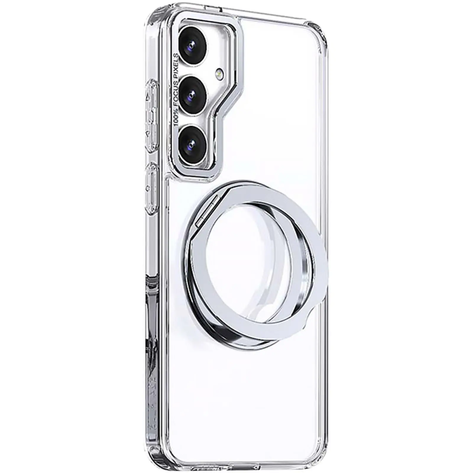 Чехол TPU+PC Aura Fold для Samsung Galaxy S24 FE, Transparent 2, TPU+PC, купить оптом с доставкой
