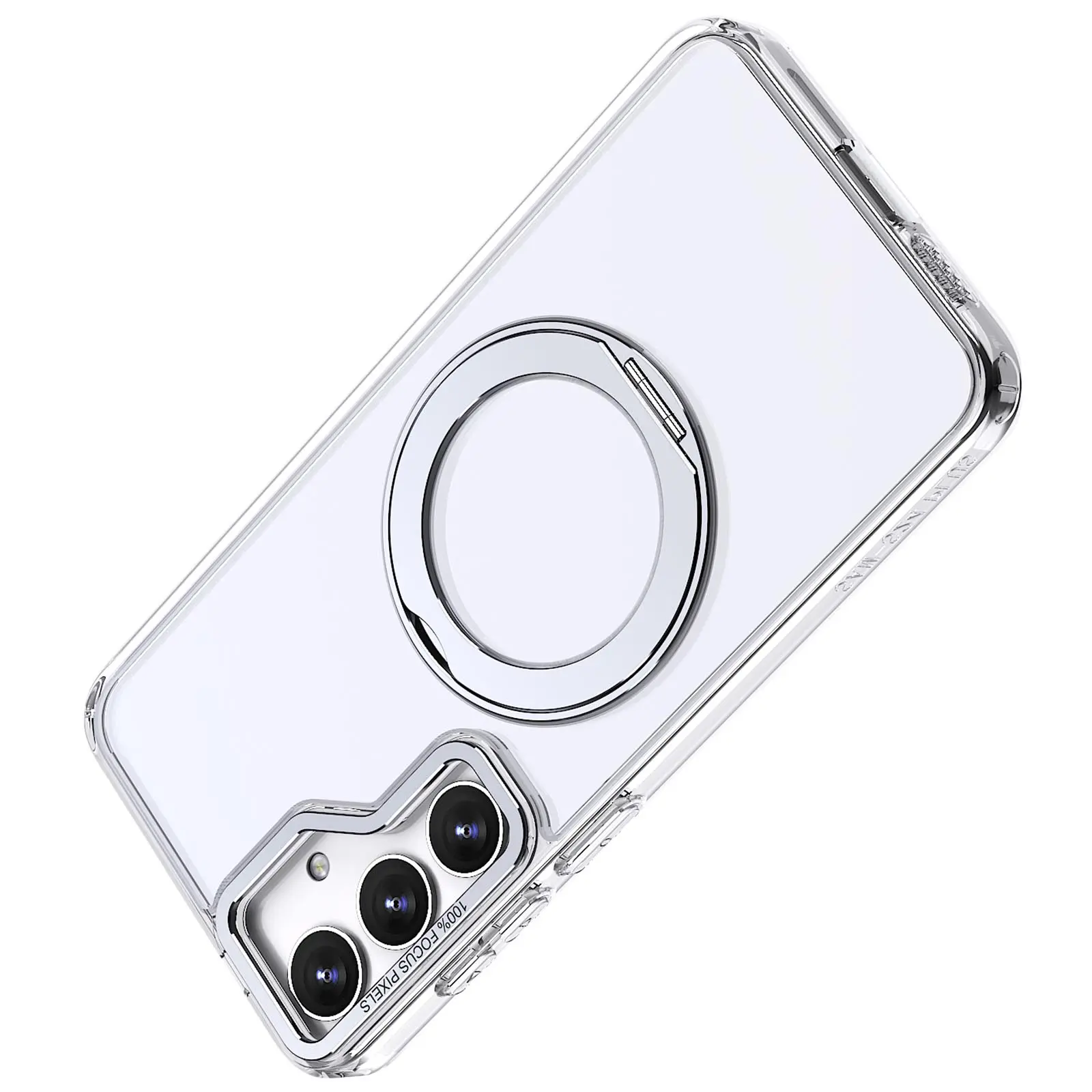 Чехол TPU+PC Aura Fold для Samsung Galaxy S24 FE, Transparent 3, TPU+PC, купить оптом с доставкой
