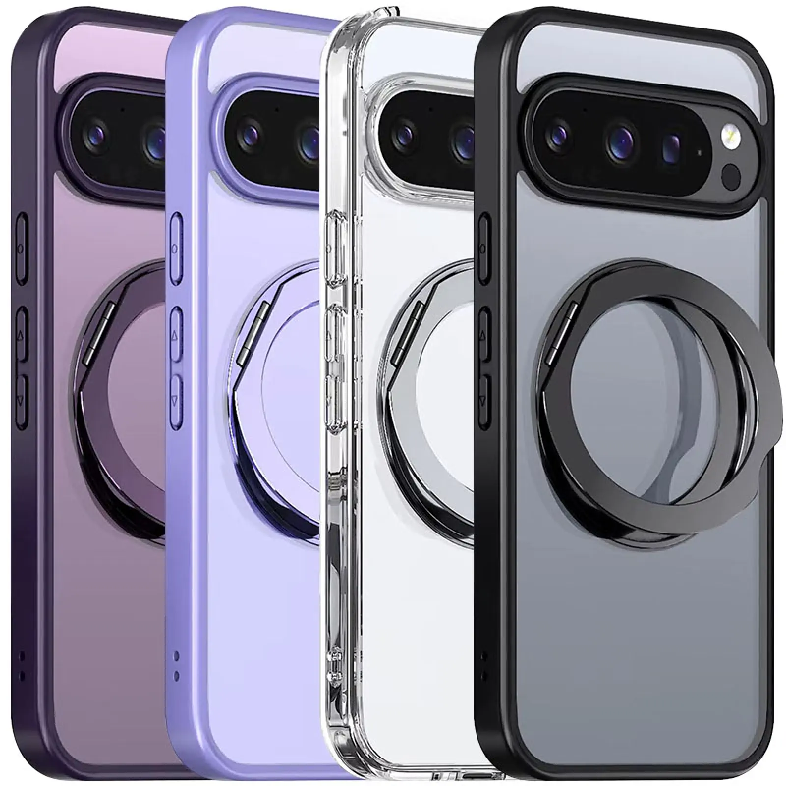 Чохол TPU+PC Aura Fold для Google Pixel 9 Pro XL / 10 Pro XL, TPU+PC, купити оптом з доставкою