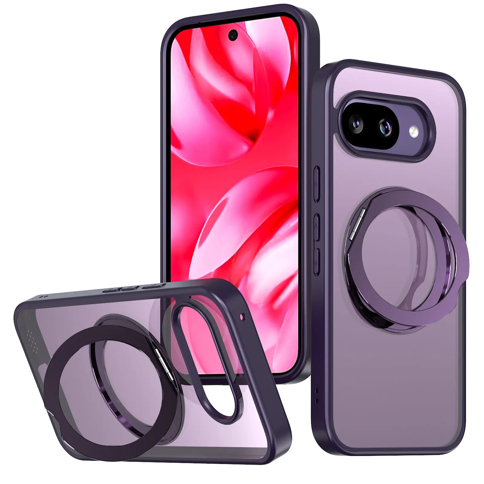 Чехол TPU+PC Aura Fold для Google Pixel 9a, Purple, TPU+PC, купить оптом с доставкой
